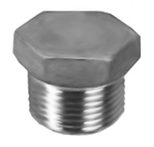 SS200 Hexagon Head Blanking Plug Stainless Steel Pipe Fitting