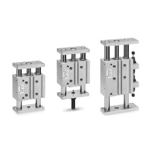 Series QCTF-QCBF cylinders with intgegrated guide
