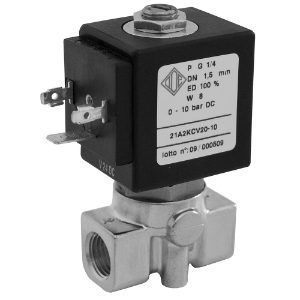 Direct Acting Industrial Solenoid Valves 2/2 NC Or NO