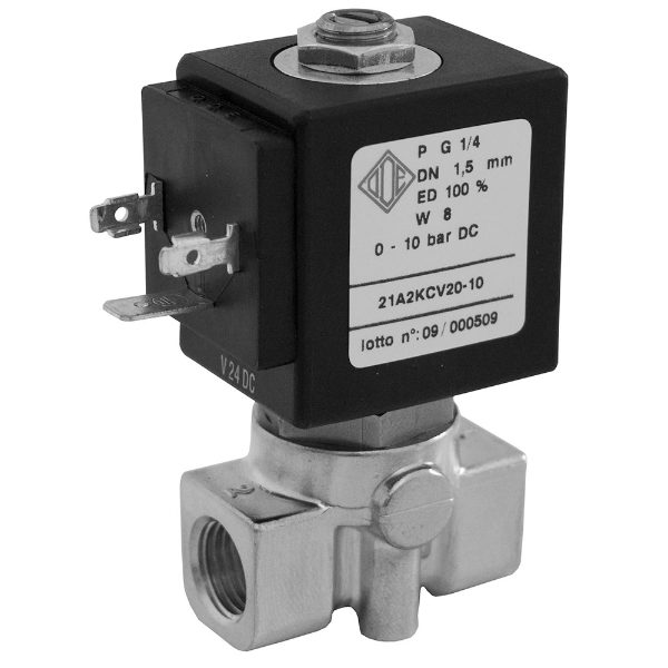 Direct Acting Industrial Solenoid Valves 2/2 NC Or NO
