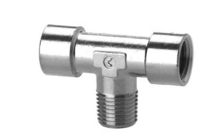 2060 Male Branch Tee - Taper Brass Pipe Fitting
