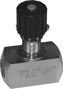 Flow Control and Shut Off BSPP Needle Valve Hydraulic In-Line Bi-Directional 