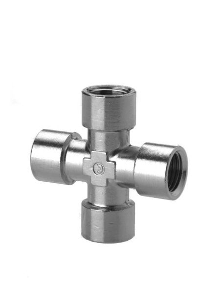 2033 Female Equal Cross Brass Pipe Fitting