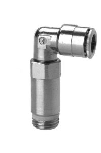 6525 Extended Swivel Elbow Push In Fitting