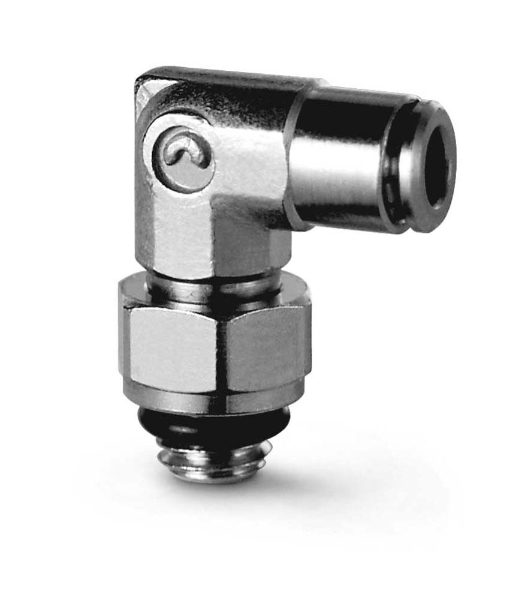 6522 Swivel Elbow Push In Fitting - Parallel
