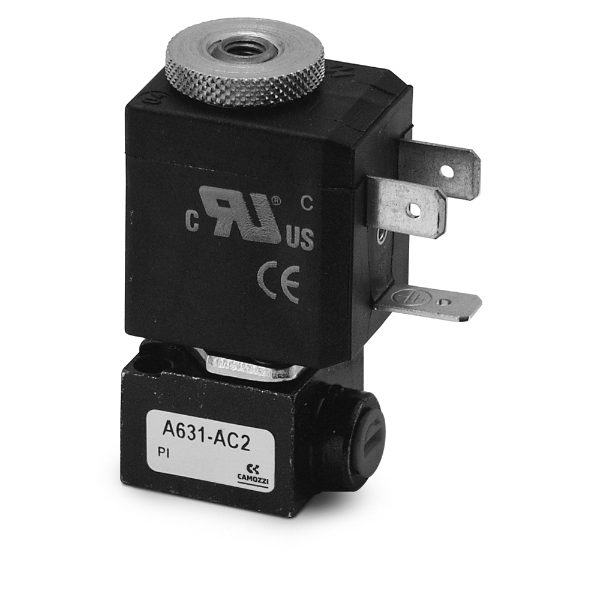 Series A Direct Operated Solenoid Valves - 16mm x 16mm 360° Rotatable